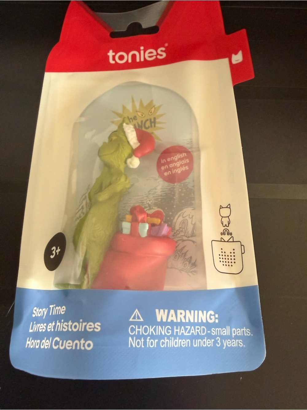 Disney Tonies - The Grinch Christmas Story time Figurine - Green and Red